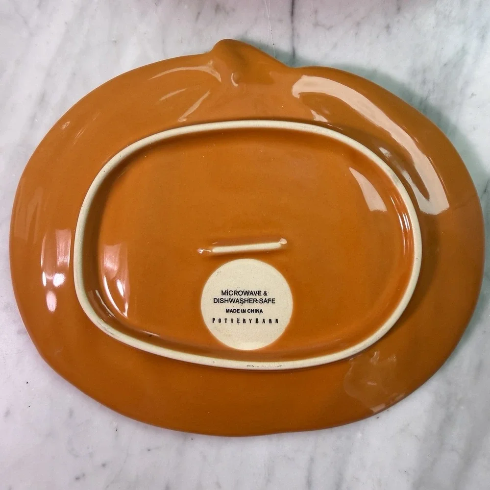 Pottery Barn Retired Rustic Pumpkin 8.5
